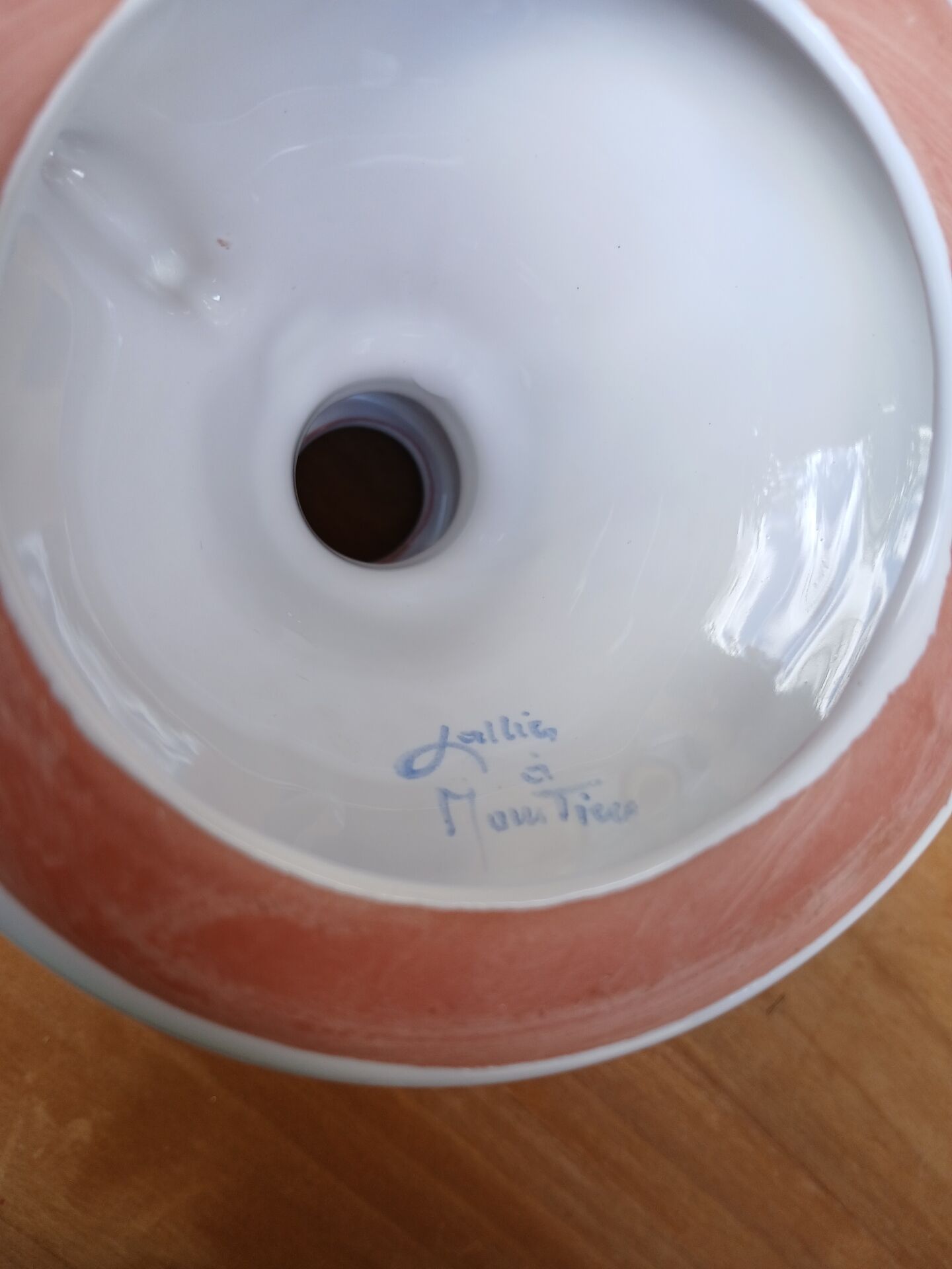 2 handmade ceramic candle holders