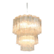 Large Mid-century Italian Glass Cascade Chandelier