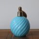 Blue opaline perfume bottle
