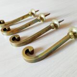 Brass tiebacks