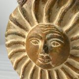 Mexican ceramic sun vase