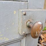 Old interior door from the end of the 19th century