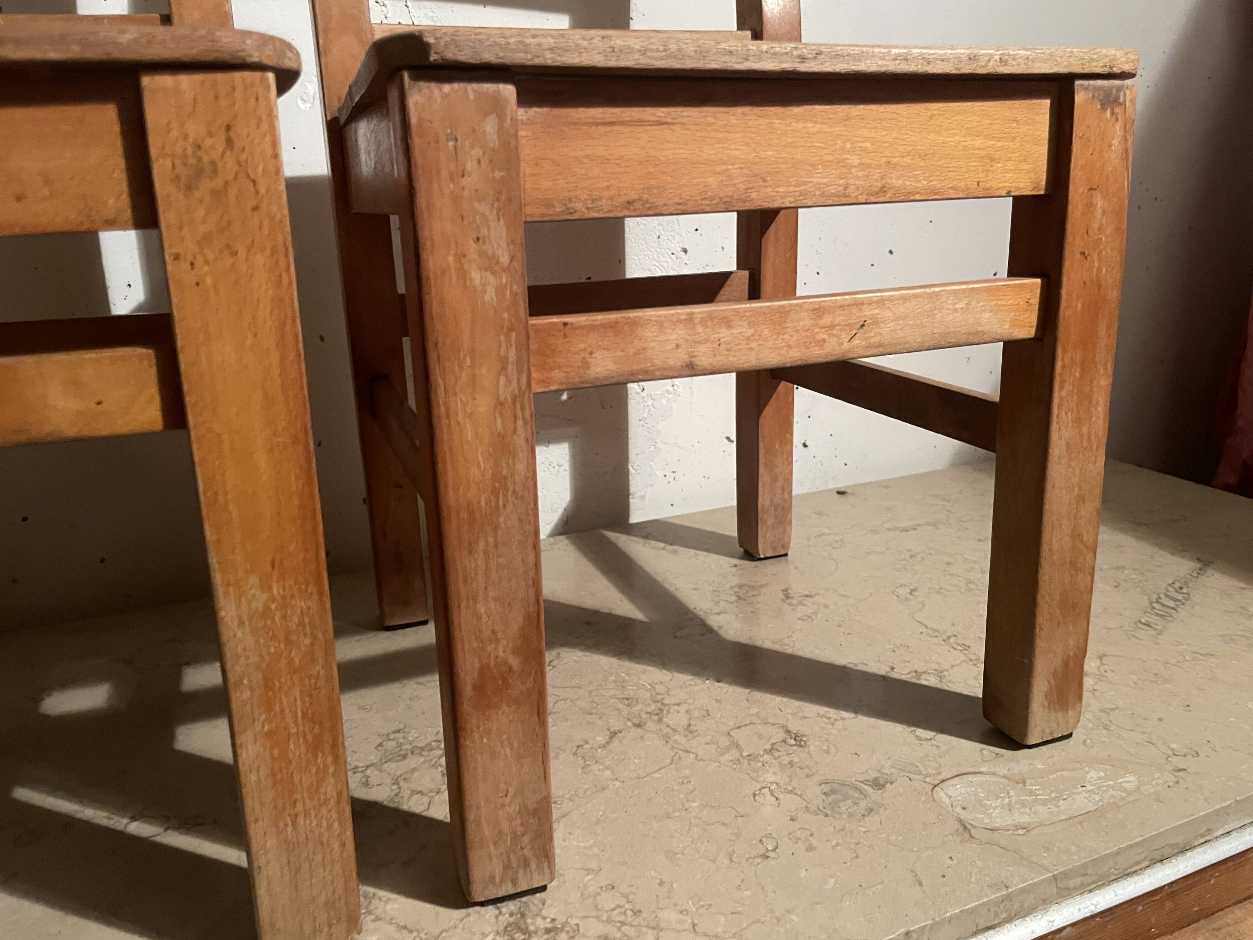Pair of children's chairs from the 1950s