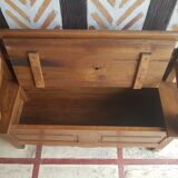 Bench bench chest solid oak wood