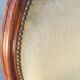 green medallion armchair