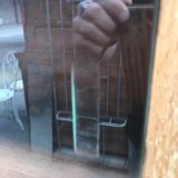 Solid oak bookcase 1950