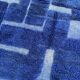 grand tapis marocain bleu en laine neuf 200x300 cm