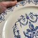 Plate or dish on a pedestal Moustiers by Jules Vieillard