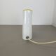 Minimalist White and Yellow Murano Glass Table Lamp by De Majo, Italy 1970s