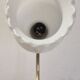 Duo of opaline brass wall lamps black or white finish of your choice