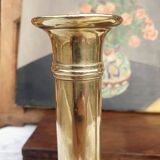 pair of brass candlesticks