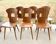 Lot de 6 chaises bistrot , modèle Gentiane , Baumann , 1960'