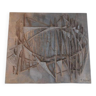 Modernist Fireplace Plate