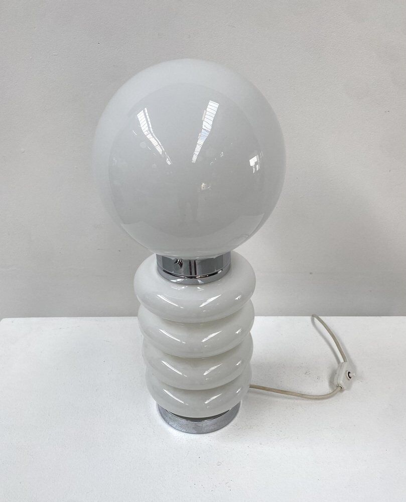 Lampe de table vintage en verre de Murano italien, par Carlo Nason pour AV Mazegga, années 1960