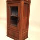 Wall display case early 20th Solid Burmese teak Height 55 cm