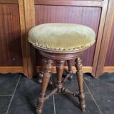 Ancien tabouret de piano réglable