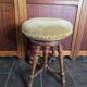 Antique adjustable piano stool