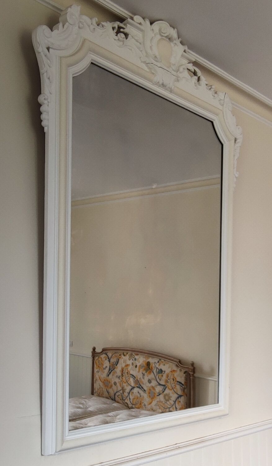 Very large old mirror Louis XV style  125x193cm