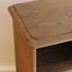 Large storage unit with compartments in waxed pine, early 20th century.