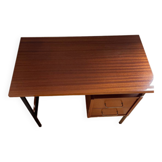 Vintage 60s metal and wood desk