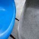 Lot of 4 DSW chairs in walnut fiber by Eames Herman Miller, vintage