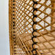 Natural rattan and cane bookshelf – 1970s