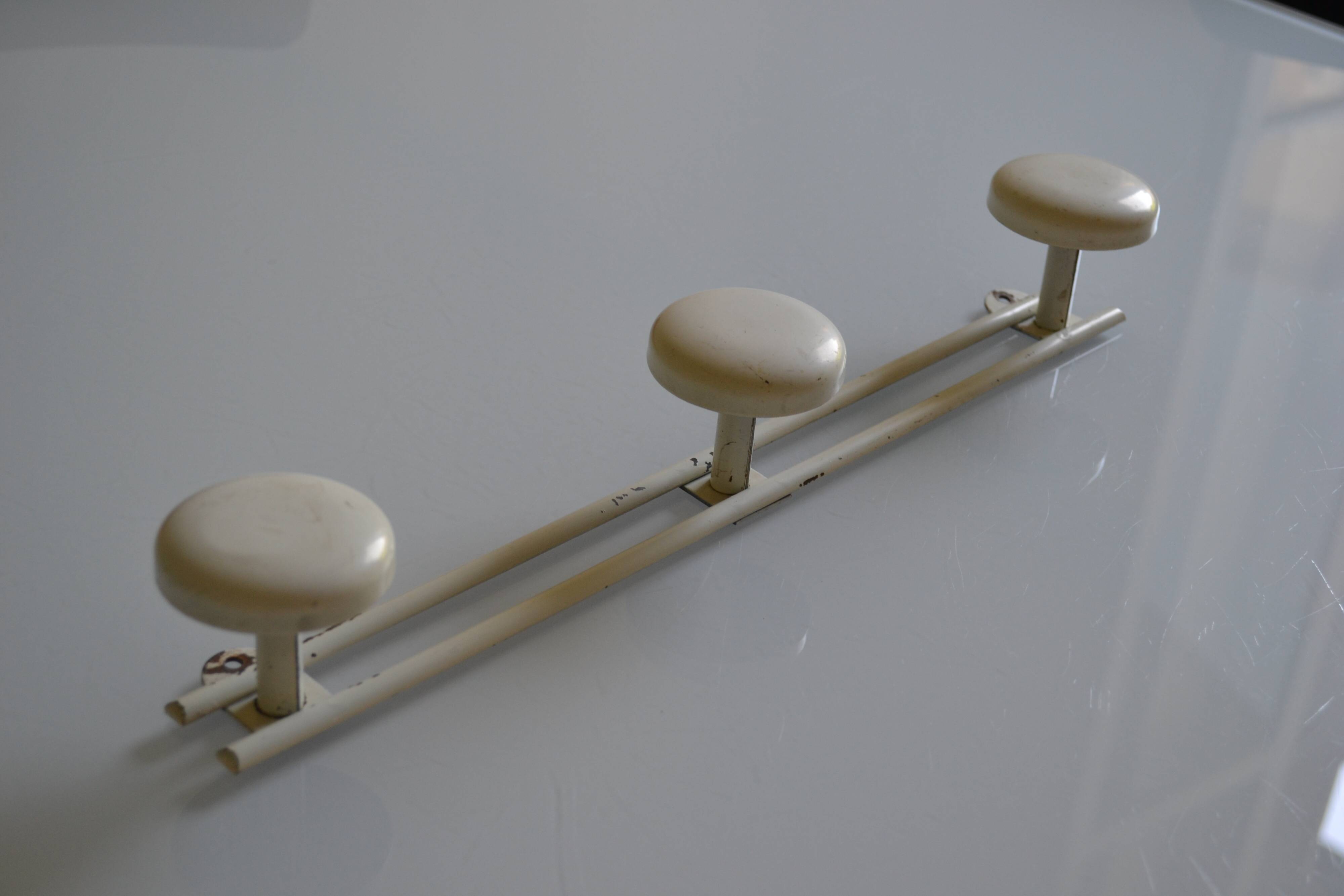Triple coat rack hook vintage 60's