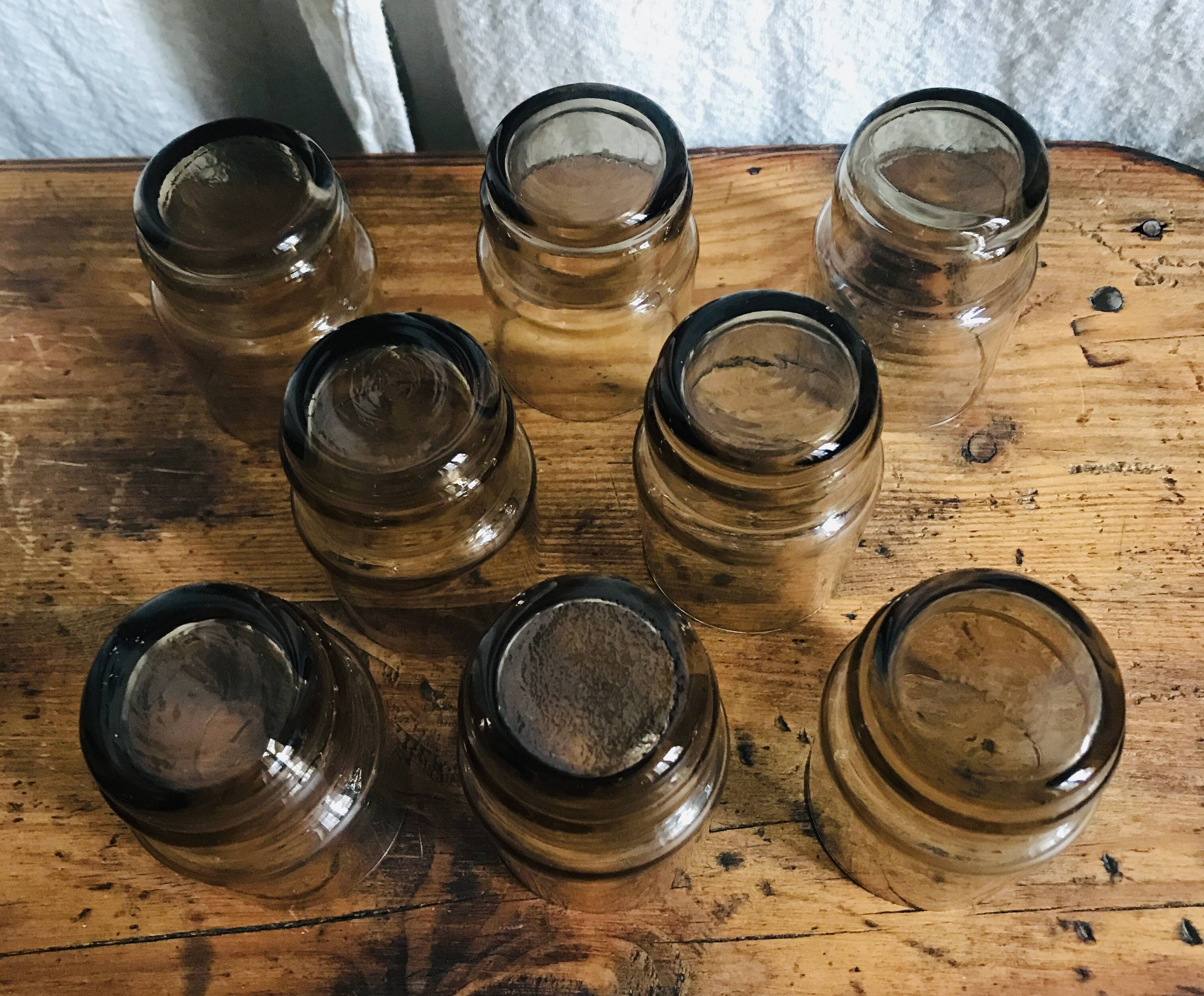 Medium vintage smoked glasses
