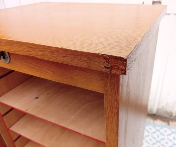 Filing cabinet, curtain furniture