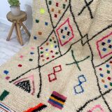Handmade wool berber rug 260 x160 cm