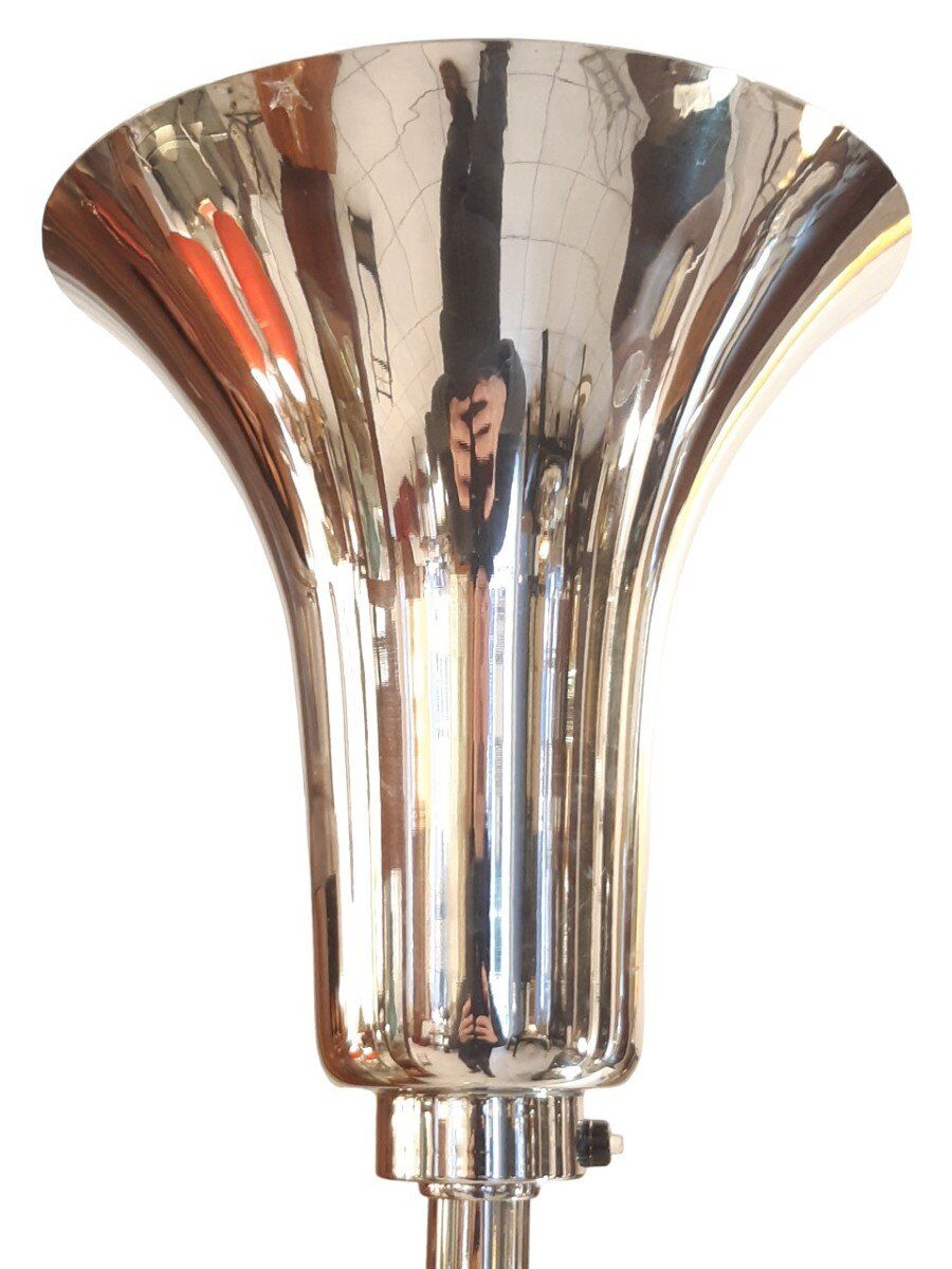 Chrome floor lamp 1930