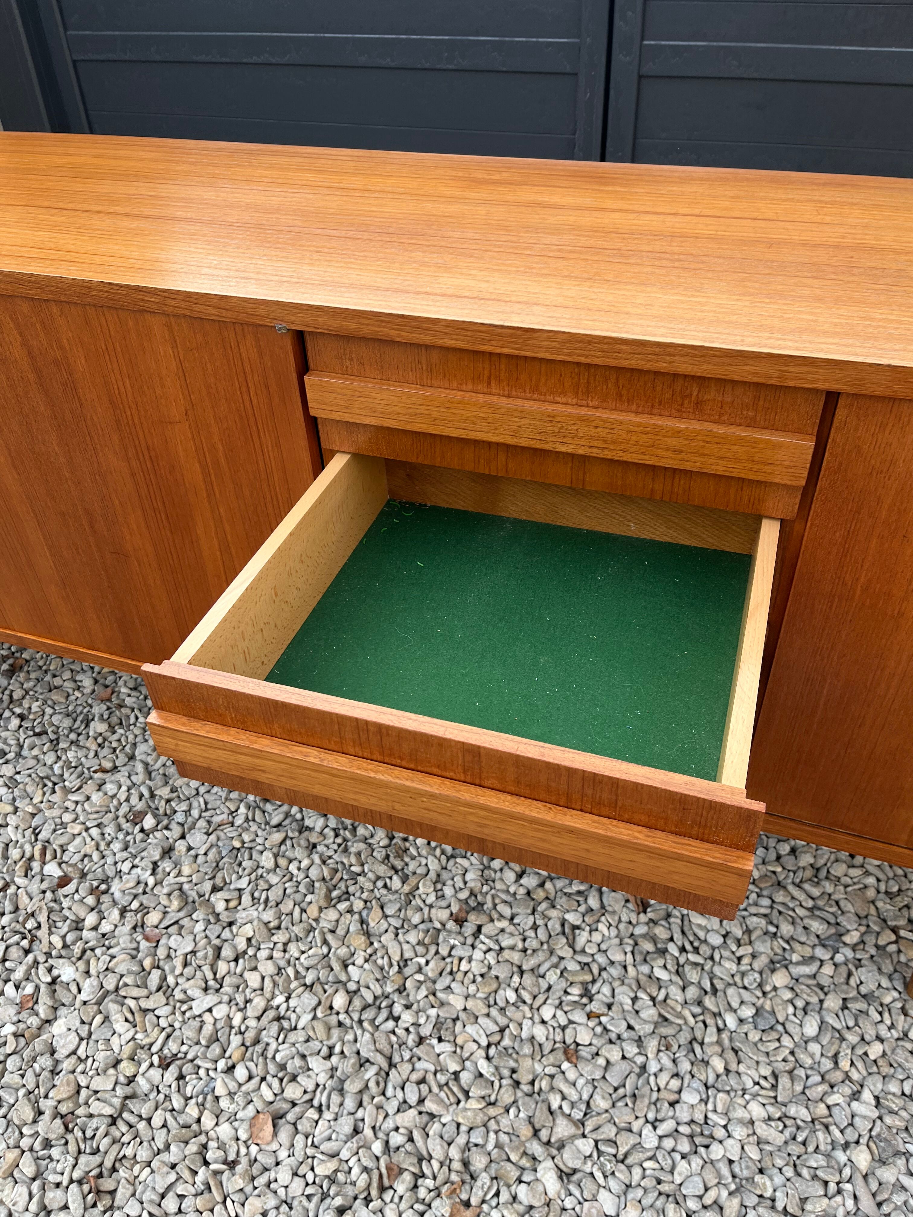 Scandinavian teak row