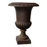 Campana urn-style cast iron planter, France
