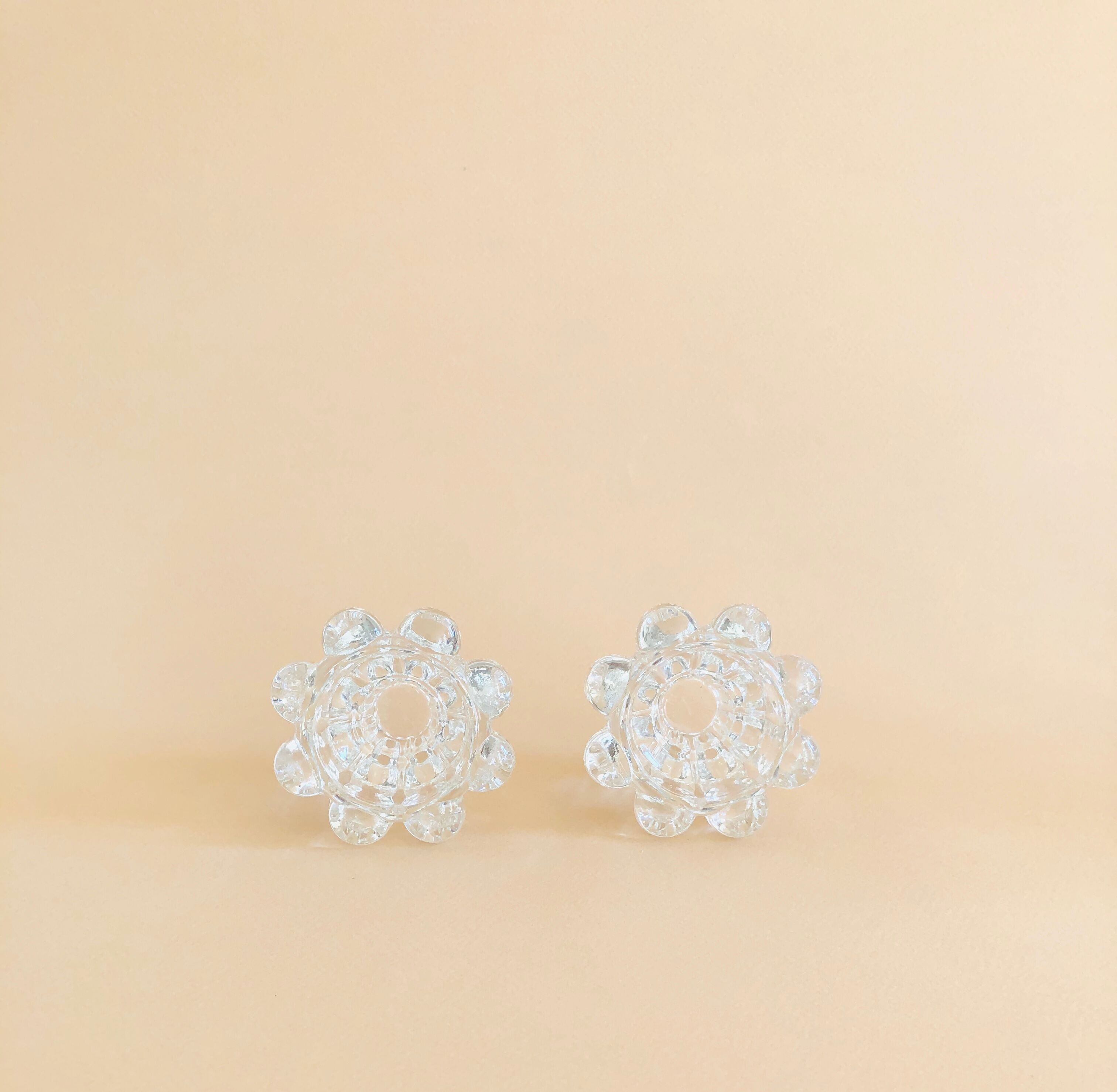 Pair of candlesticks Cognac Polignac