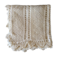 Bed cover discarded sofa plaid cotton crochet handmade 230 X 230