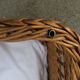 Large cradle wicker vintage organic mattress with "sound"