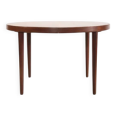 Round Rosewood dining table by Kai Kristiansen, 1960s