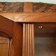 3-door Art Deco Parisian wardrobe and bevelled mirror