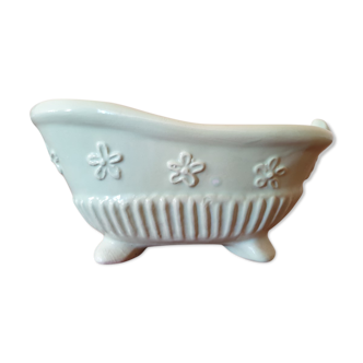 Earthenware soap holder
