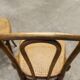 Paire de chaises bistrot Thonet Austria 1900 cannage estampillées