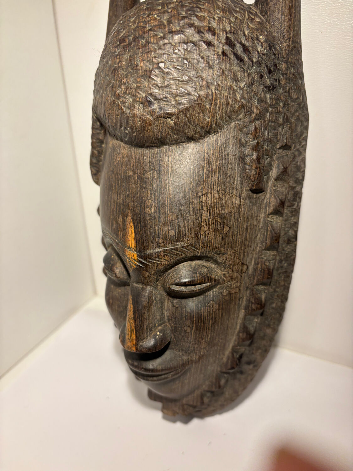 Paire de masques ancien collection art africain