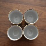Set of 4 small tea bowls