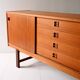 Buffet scandinave en teck avec tiroirs des années 1960