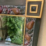 Mirror - frame with fruit decoration