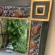 Mirror - frame with fruit decoration