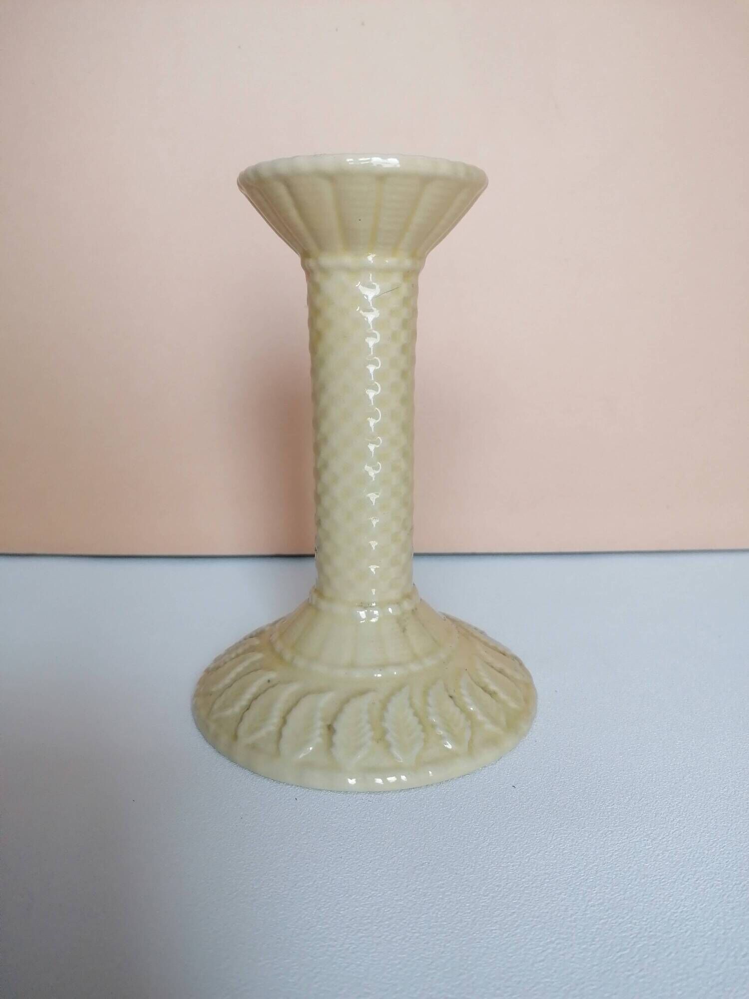 Ceramic candlestick Bordallo Pinheiro