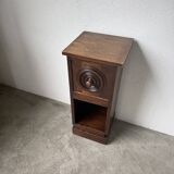 Dudouyt bedside table, oak, 1940.