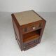 Art Deco bedside table with marble top, 1930s