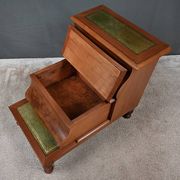 Victorian Library Step Stool in Mahogany, England – 2nd half of the 19th century