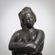 Seated female sculpture by Francine Govers, Netherlands, 1990s